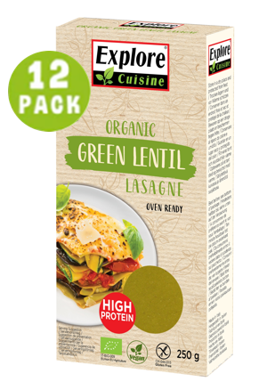 Explore Cuisine Bio Grüne Linsen Lasagne
